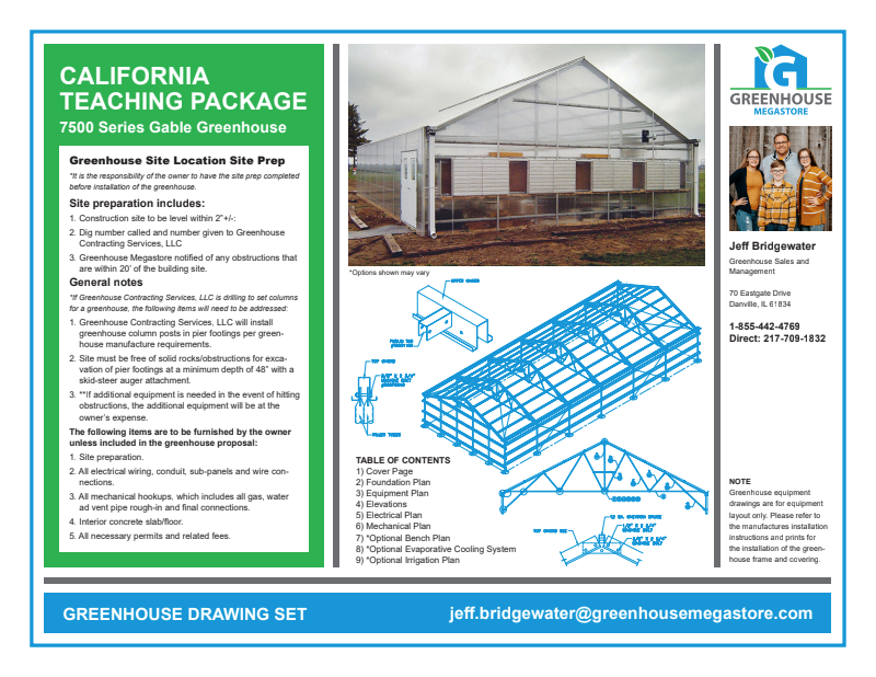 greenhouse plan