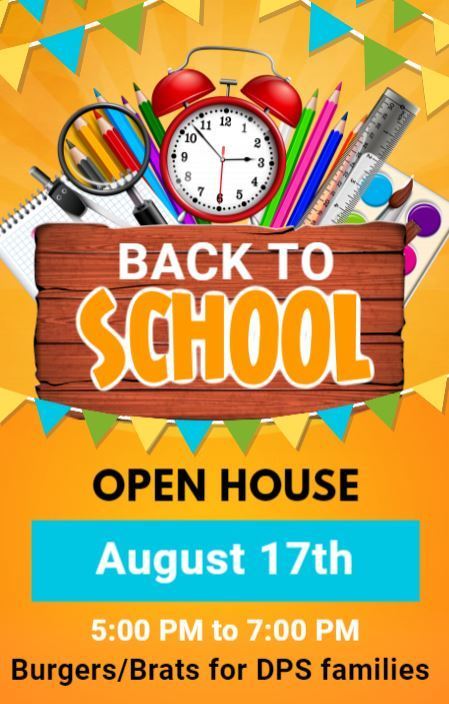 Open House August 17th 5 to 7